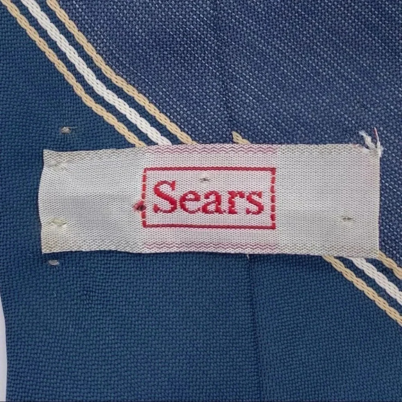 Vintage Sears Striped Neck Tie 👨‍💼 - Picture 3 of 3